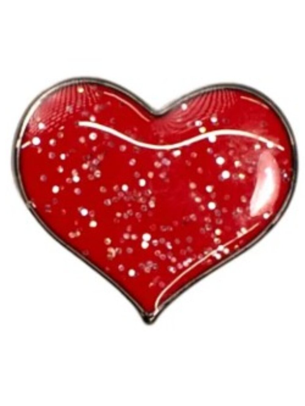 Lug Novelty Bag Charm Red Heart